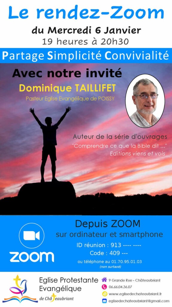 Invité zoom du 06 Janvier 2021 | Eglise évangelique Châteaubirant